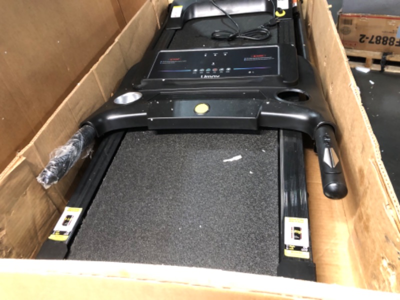 Photo 3 of ***USED - INCOMPLETE - MISSING PARTS - UNABLE TO VERIFY FUNCTIONALITY***
UMAY Fitness Home Auto Folding 3 Level Incline Treadmill with Pulse Sensors, 3.0 HP Quiet Brushless, 8.7 MPH, 300 lbs Capacity