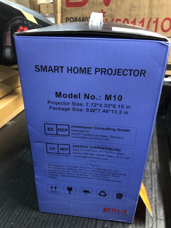 Photo 3 of [Netflix Officially and AI Auto Focus] VOPLLS 4K Projector with WiFi and Bluetooth