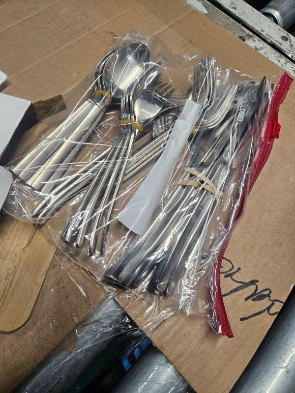 Photo 3 of **MISSING THE SMALL SPOONS**
ZWILLING Opus Satin 45-Piece Flatware Set