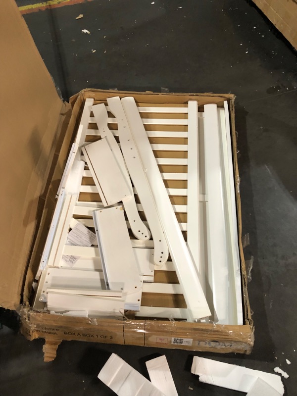 Photo 1 of ***INCOMPLETE/PARTIAL SET ITEM - NONREFUNDABLE - THIS SALE FINAL - SEE COMMENTS***
Dream On Me 5-in-1 Brody Full Panel Convertible Crib in White with Changer, Spacious Drawers, Detachable Changing Table, 1''Changing Pad