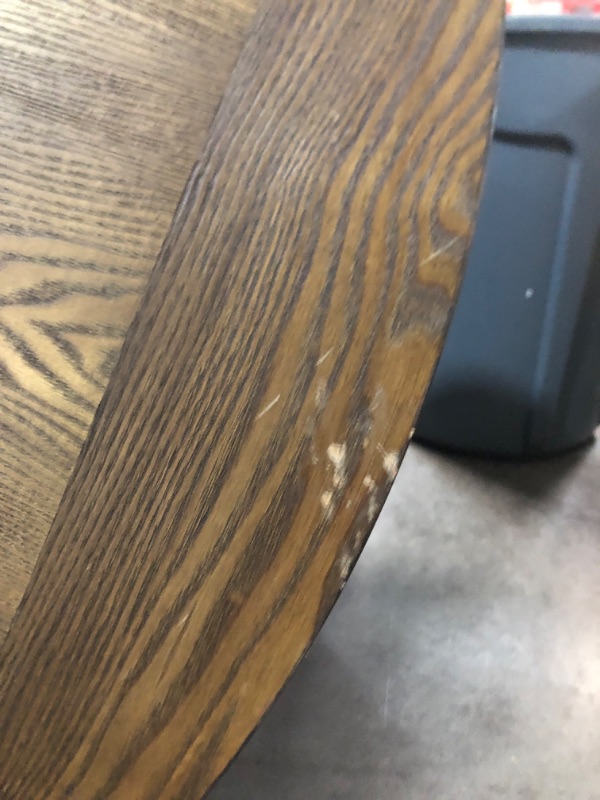 Photo 4 of  **MINOR DAMAGE SCRATCHES ON TABLE TOP**
Furniture Franklin Pub Table, Multicolor 36" x 36" x 40"