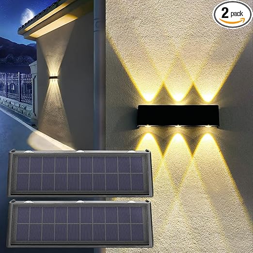 Photo 1 of *****STOCK IMAGE FOR SAMPLE***SEE NOTES*****
Solar Outdoor Lights Dusk to Dawn Outdoor Lighting 3000K Warm Aluminum Wall Sconce Up Down for Fence Walkway Yard Garden Porch Deck
