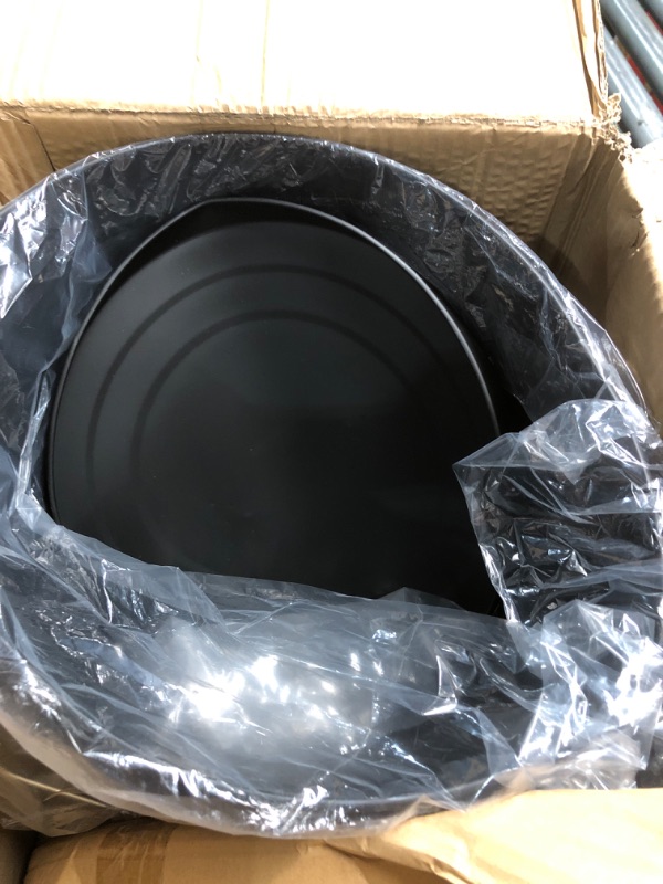 Photo 2 of ***BENT*** Hisencn Ash Bucket with Lid and Shovel, 5.15 Gallon Large Galvanized Metal Coal and Hot Ash Pail for Fireplace, Hearth, Charcoal Wood Fire Pits Burning Stoves Indoor and Outdoor