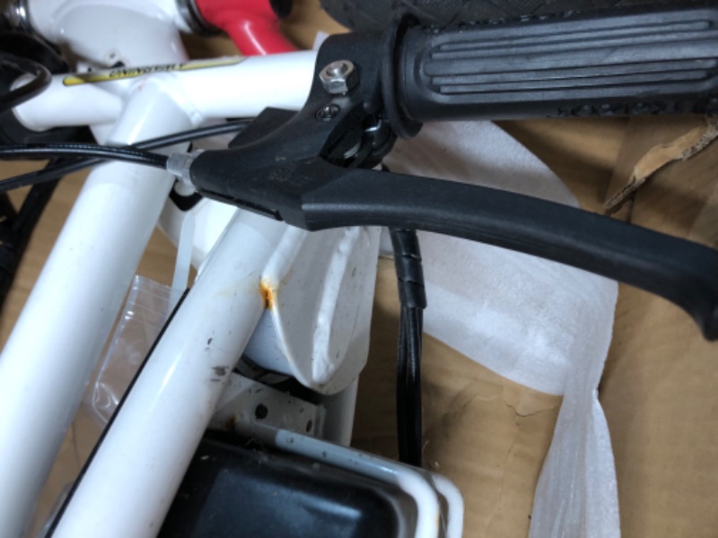 Photo 2 of ***HEAVILY USED - RUSTED - DIRTY - MISSING POWER CORD AND OTHER ACCESSORIES - UNABLE TO TEST***
Razor E200 Electric Scooter - White - FFP