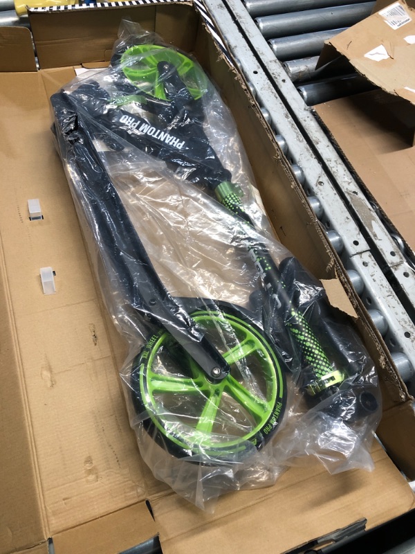 Photo 1 of (READ FULL POST) APOLLO Non-Electric Adult Scooter - Manual Folding Kick Scooter for Adults, Teens & Kids Ages 6 Years and up with Big Wheels (XXL), Foldable Kick Scooters, Scooter for Adults 220 lbs (Green)