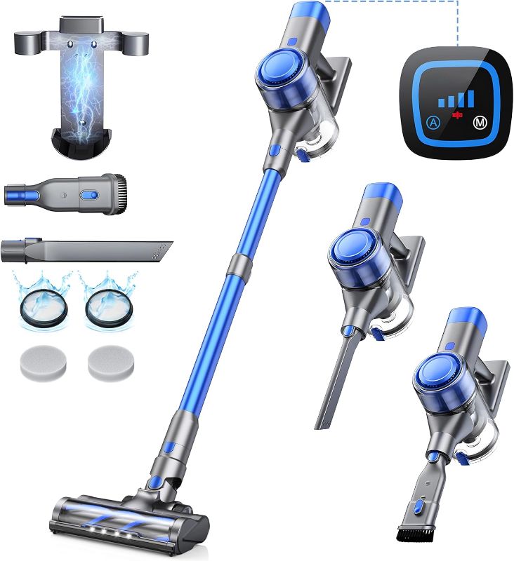 Photo 1 of ***STOCK PHOTO ONLY*** Cordless Vacuum Cleaner, 38Kpa 450W Vacuum Cleaners for Home, Stick Vacuum with Charging Dock Brushless Motor Automatically Adjust Suction, Handheld Wireless Vacuum for Pet Hair/Carpet/Hard Floor