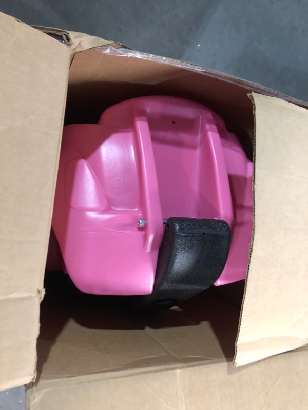 Photo 4 of ***USED - LIKELY MISSING PARTS - UNABLE TO VERIFY FUNCTIONALITY***
Step2 Whisper Ride II Buggy Kids Push Car, Ride On Toy, Stroller Substitute, Includes Seat Belt & Horn, Made of Durable Plastic, Max Weight 50 lbs., For Toddlers 1.5-4 Years Old, Pink