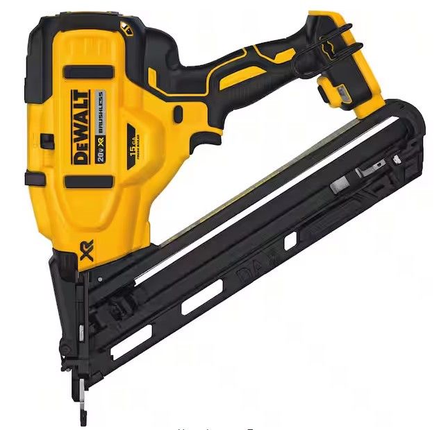 Photo 1 of *** PARTS ONLY ***  DEWALT 20V MAX XR Lithium-Ion Cordless 15-Gauge Angled Finish Nailer (Tool Only)  *** SEE NOTES ***