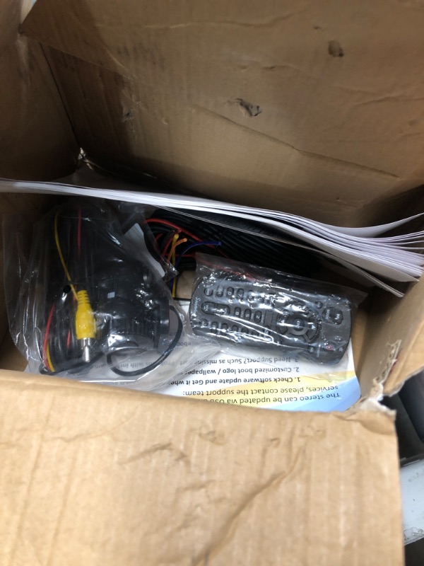 Photo 1 of ***MISSING SCREEN/NON-FUNCTIONAL/PARTS ONLY***
SJoyBring Upgrade Wireless Double Din Car Stereo with Apple Carplay