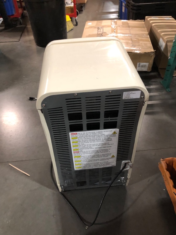 Photo 1 of ***USED - MAJOR DAMAGE - SEE COMMENTS***
SMEG Compact Mini Fridge, Beige, Retro Styling, 19.75" W x 16" D x 29.25" H