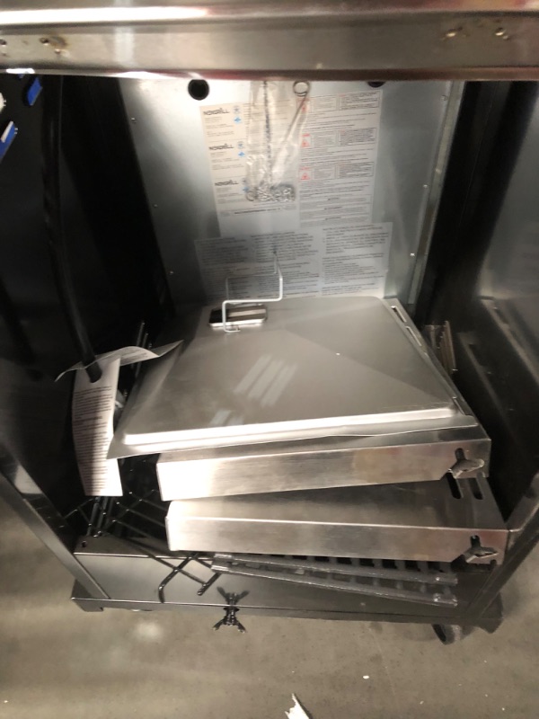 Photo 8 of ***USED - DAMAGED - DENTED - NO PACKAGING - PARTIALLY ASSEMBLED - MISSING PARTS - SEE PICTURES***
Nexgrill Deluxe 2-Burner Propane Gas Grill with Foldable Side Tables, 28,000BTUs, Convertible to Natural Gas, Perfect for Outdoor Cooking & Grilling, BBQ, Pa