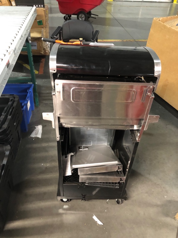 Photo 5 of ***USED - DAMAGED - DENTED - NO PACKAGING - PARTIALLY ASSEMBLED - MISSING PARTS - SEE PICTURES***
Nexgrill Deluxe 2-Burner Propane Gas Grill with Foldable Side Tables, 28,000BTUs, Convertible to Natural Gas, Perfect for Outdoor Cooking & Grilling, BBQ, Pa