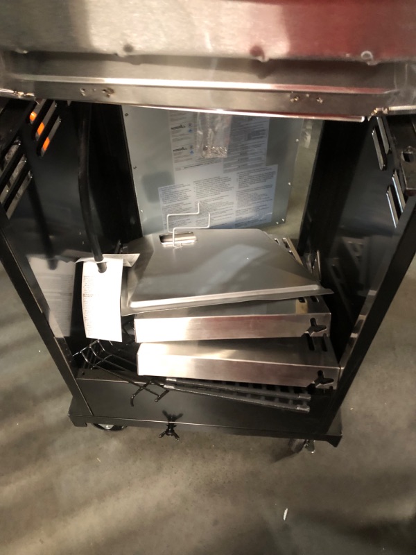 Photo 6 of ***USED - DAMAGED - DENTED - NO PACKAGING - PARTIALLY ASSEMBLED - MISSING PARTS - SEE PICTURES***
Nexgrill Deluxe 2-Burner Propane Gas Grill with Foldable Side Tables, 28,000BTUs, Convertible to Natural Gas, Perfect for Outdoor Cooking & Grilling, BBQ, Pa