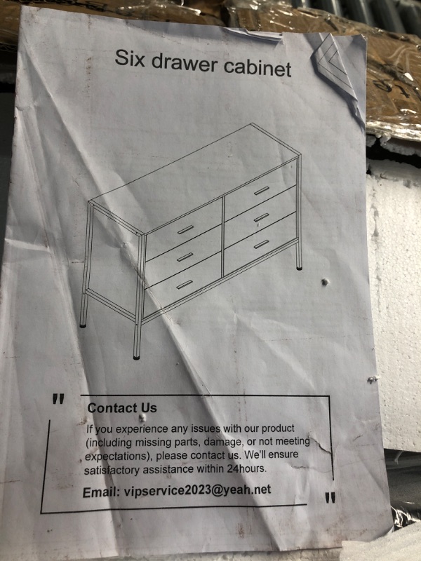 Photo 3 of  Dresser for Bedroom 6 Drawer, Wide Dresser