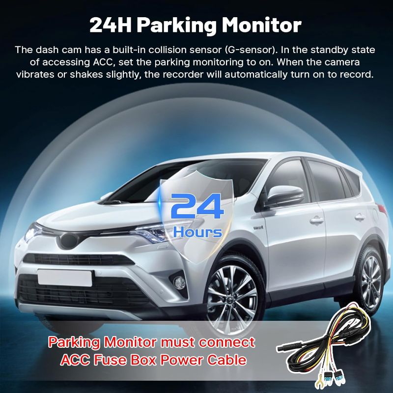 Photo 1 of **NON-REFUNDABLE** (PARTS) KuTaiTai 4K Dash Cam fit for Toyota Corolla Gen12 E210 2023 2024 LE SE XLE XSE Hybrid Hatchback(Model A), OEM Style Look, 2160P UHD Video, Free WiFi & APP, Loop Recording, Parking Monitor, 128GB Card