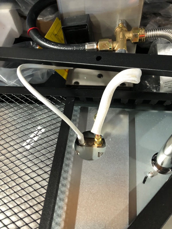 Photo 1 of Ciays Propane Fire Pit, 28 inch Fire Pit Table with Two Cup Holders, 50,000 BTU Steel Gas Fire Pit with Pulse Ignition System, Perfect for Patio, Garden & Backyard Gatherings, CIFPT11B, Black