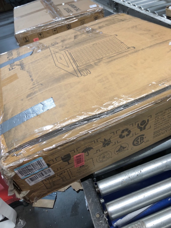 Photo 1 of Ciays Propane Fire Pit, 28 inch Fire Pit Table with Two Cup Holders, 50,000 BTU Steel Gas Fire Pit with Pulse Ignition System, Perfect for Patio, Garden & Backyard Gatherings, CIFPT11B, Black