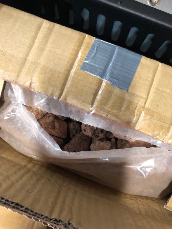 Photo 1 of Ciays Propane Fire Pit, 28 inch Fire Pit Table with Two Cup Holders, 50,000 BTU Steel Gas Fire Pit with Pulse Ignition System, Perfect for Patio, Garden & Backyard Gatherings, CIFPT11B, Black