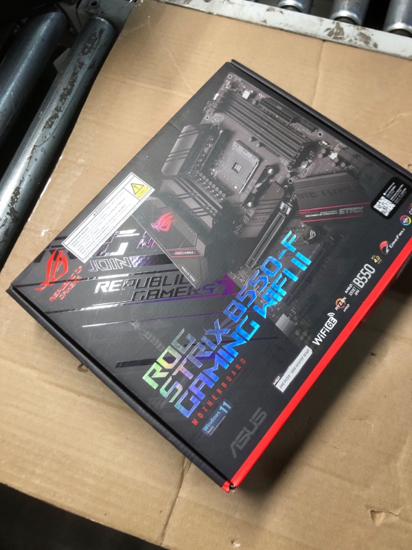Photo 1 of ASUS ROG Strix B550-F Gaming WiFi II AMD Socket AM4 ATX DDR4 Motherboard