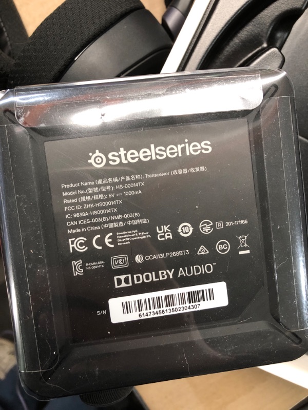 Photo 5 of (CONNECTION ISSUE) SteelSeries Arctis Pro Wireless Headset - Stereo - Black - USB, Mini-phone - Wired/Wireless - Bluetooth - 39.4 ft - 32 Ohm - 10 Hz - 40 kHz - Over-the-head - Binaural - Circumaural - ...