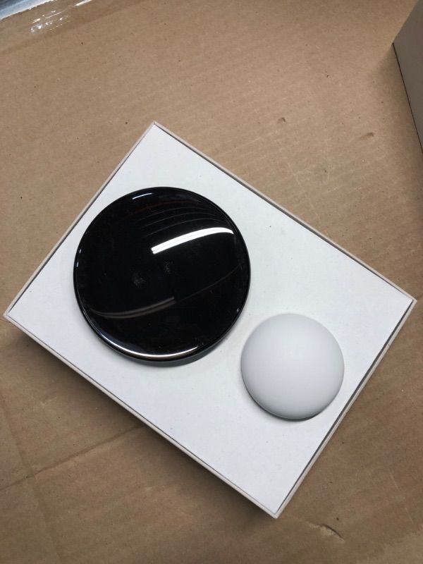 Photo 1 of Google Nest Learning Thermostat (4th Gen, 2024) with Nest Temperature Sensor - Energy Saving Smart Thermostat with Adaptive Eco - Works with Alexa and Google Home App - Polished Obsidian