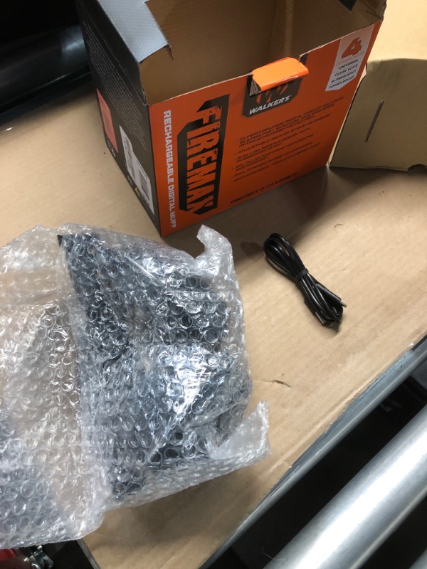 Photo 1 of Walker's Rechargeable Lightweight Shooting Hunting Range Electronic Slim Low Profile Hearing Protection FireMax Behind The Neck Earmuffs