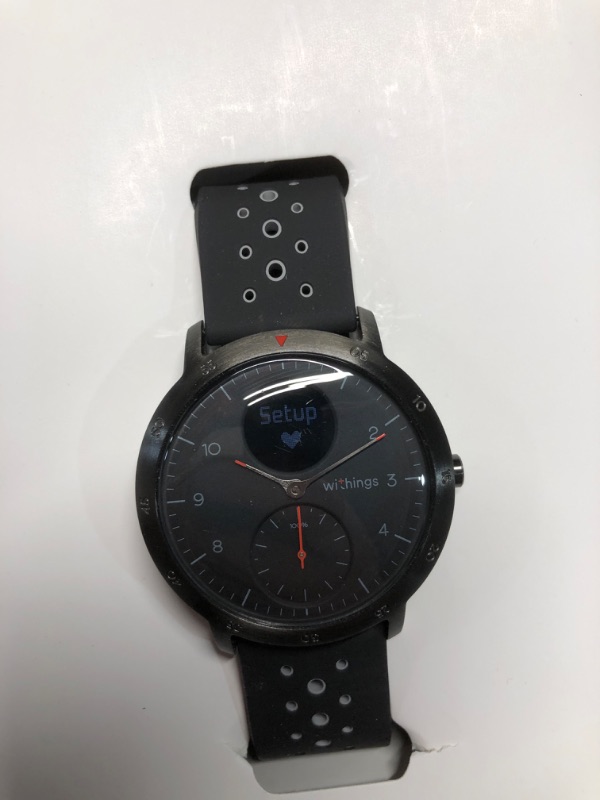 Photo 4 of **READ NOTES**
Withings Steel HR Sport - Multisport hybrid Smartwatch, connected GPS, heart rate, fitness level via VO2 max, activity and sleep tracking, notifications