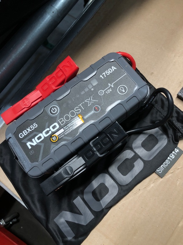 Photo 2 of * MISSING CHARGER* NOCO Boost X 1750-Amp 12V Jump Starter