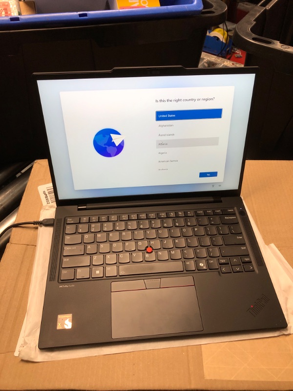 Photo 2 of (GOOD/FAIR) Lenovo ThinkPad T14s Gen 6-2024 - Premium Laptop - Wi-Fi 7-14" WUXGA IPS Display - 32GB Memory - 1TB SSD Storage - Snapdragon® X Elite - Black