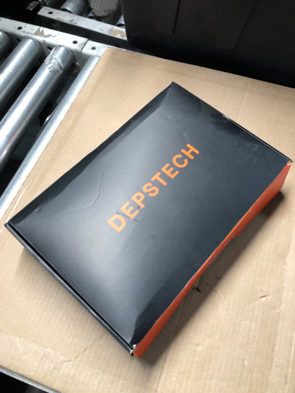 Photo 1 of Triple Lens Sewer Inspection Camera with 50FT Semi-Rigid Cable, DEPSTECH 5"IPS Screen Endoscope Camera with Lights, 1080P Industrial Borescope, Split Screen, Waterproof Drain Pipe Camera,Carrying Case