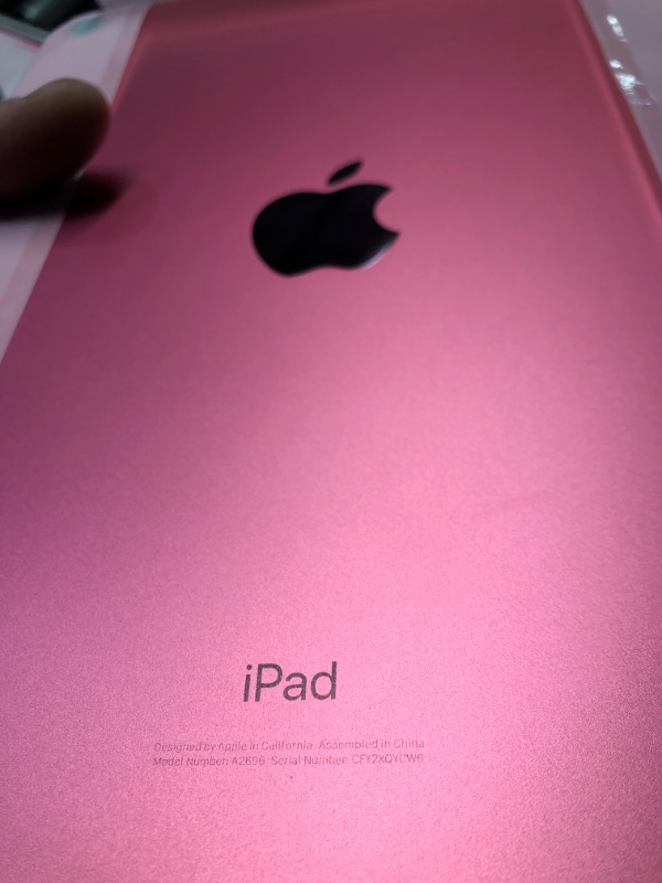 Photo 1 of Apple iPad (10th Generation): with A14 Bionic chip, 10.9-inch Liquid Retina Display, 64GB, Wi-Fi 6, 12MP front/12MP Back Camera, Touch ID, All-Day Battery Life – Pink