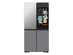 Photo 1 of **Truck or trailer pick up only*** Cosmetic Damage durring shipping See notes**Samsung Bespoke 36 in. 29.0 Cu. Ft. Fingerprint Resistant Stainless Steel French Door Refrigerator