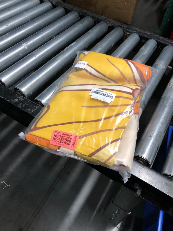 Photo 1 of Daisy Flower Pattern Window Drapes Curtain Colorful Large Floral Retro 70S Style Rod Pocket Drapes Curtain for Living Room Home Decor 52x84 Inches 2 Panels