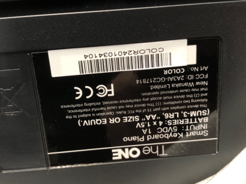 Photo 1 of The ONE Smart Keyboard COLOR 61 Lighted Keys Piano Keyboard, Digital Piano for Beginners with 256 Tones, 64 Polyphony, Built-in LED Lights and Free Apps (Pink)