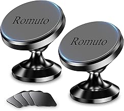 Photo 1 of ? 2-Pack ? Magnetic Phone Holder for car Dashboard [ Strong Magnet ] [ 4 Metal Plate ] iPhone Magnetic Phone Mount for car, 