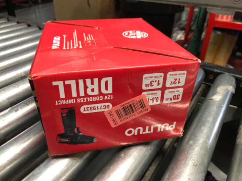 Photo 1 of PULITUO Cordless Drill Driver Set, 12V Electric Power Hand Drill Torque 310In.lbs with 21+1& Impact Level Setting, 3/8” Keyless Chuck, 2 Variable Speed Setting, 46 PCS Drill Bits Kit, Storage Bag