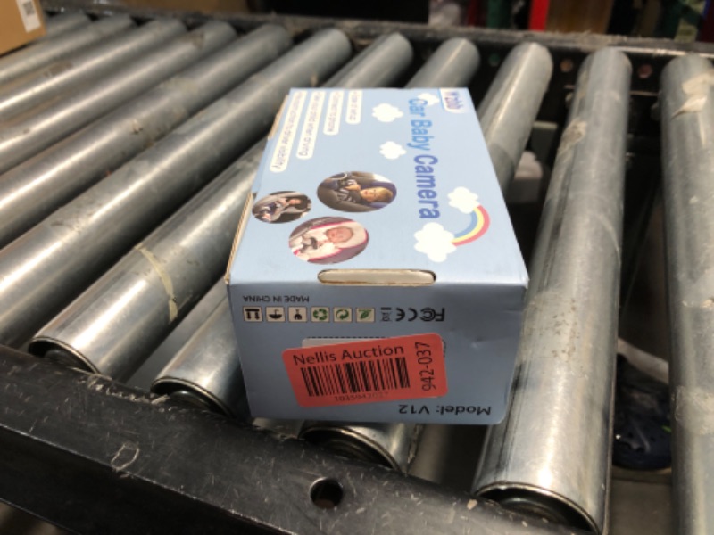 Photo 1 of Wireless Baby Car Camera for Backseat: Battery Powered Easy Setup Video Record - HD 1080P Cordless Infant Carseat Camera for iPhone Only - Clear Night Vision Rear Facing Camera for 2 Kids - V12