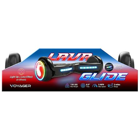 Photo 1 of (FAIR) Voyager Lava Glide Hoverboard Black