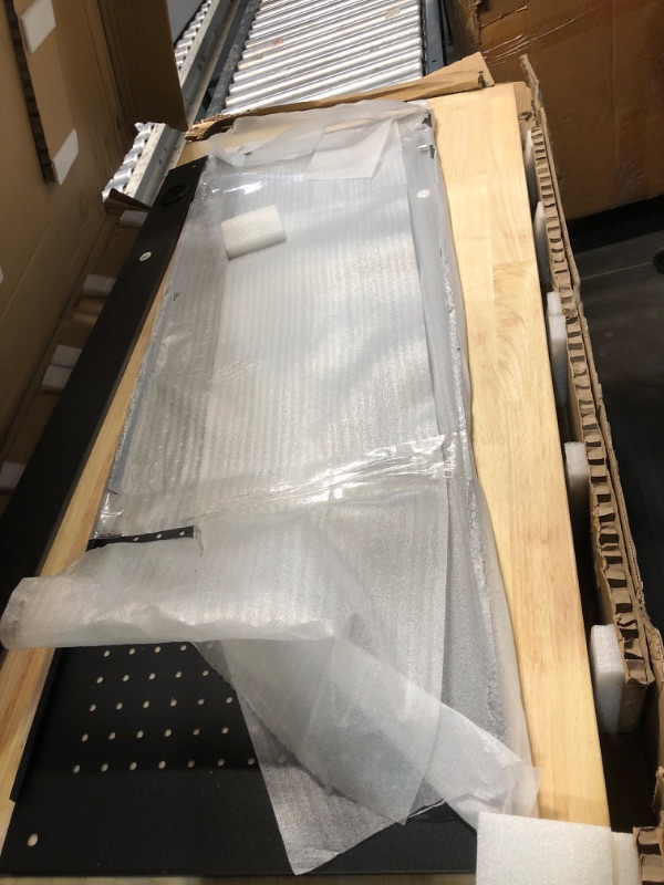 Photo 1 of ACONEE 48" Workbench Heavy Duty, Adjustable Height Workstation with Drawer Storage, Backplate, 2000 LB Load Capacity, Multipurpose Rubber Wood Shop Table with Power Outlets, Hooks, Garage Storage