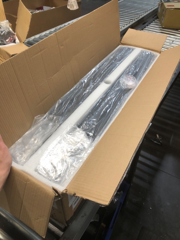 Photo 1 of Kayleik 84 Inch Industrial Ceiling Fan - Black Big Ceiling Fans with Lights, Large Ceiling Fan with Night Light, 6-Speed Remote Control, Outdoor Commercial Ceiling Fan for Living Room/Garage/Shop