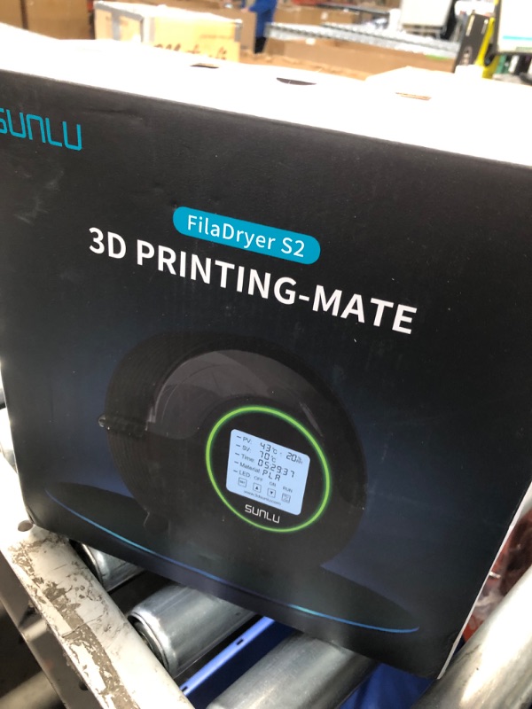 Photo 2 of [New Upgraded with Fan] Official S2 White for 3D Printer Filament, Upgraded Filament Storage Dehydrator for PLA PETG ABS Nylon PA Filament 1.75 2.85 3.00mm