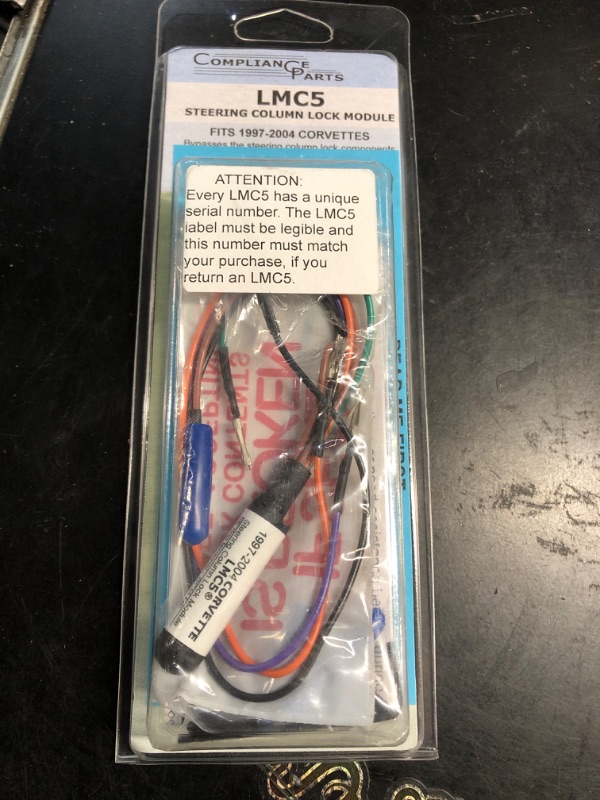 Photo 1 of Compliance Parts LMC5 Module - C5 Corvette steering column lock bypass module Black