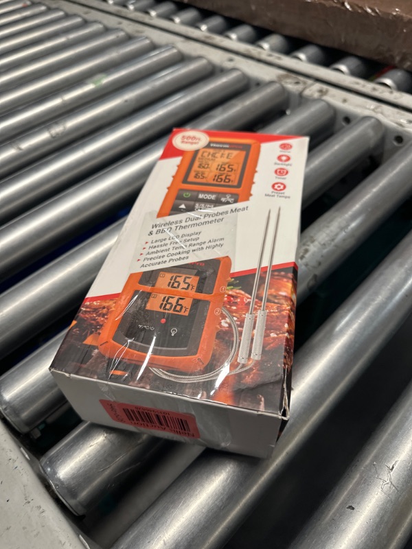 Photo 1 of ThermoPro TP20 Wireless Meat Thermometer 500FT Digital Cooking Food BBQ Thermometer with 2 Temperature Probe for Oven Smoker Grill 