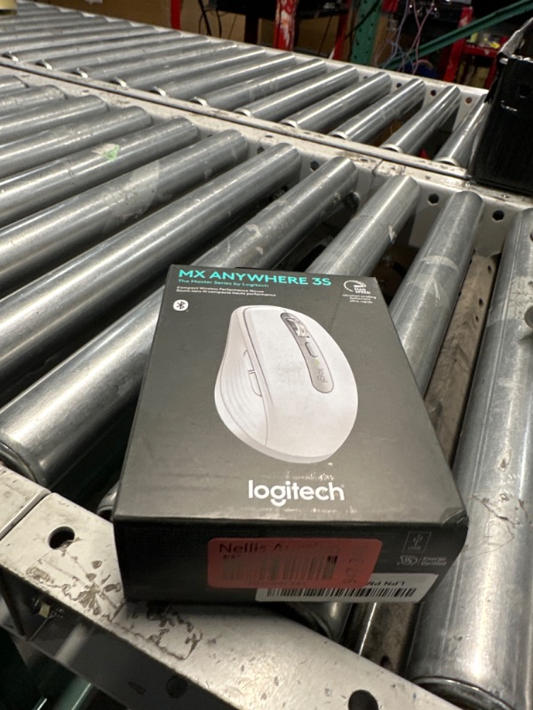 Photo 1 of Logitech MX Anywhere 3S Compact Wireless Mouse, Fast Scrolling, 8K DPI Any-Surface Tracking, Quiet Clicks