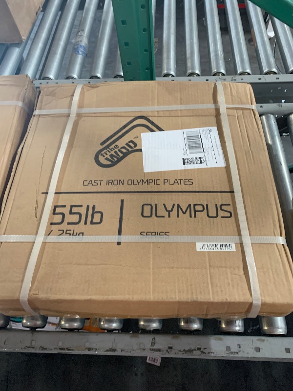 Photo 1 of ****FACTORY SEALED***STOCK PHOTO FOR REFERENCE ONLY***55lb cast iron weight plates