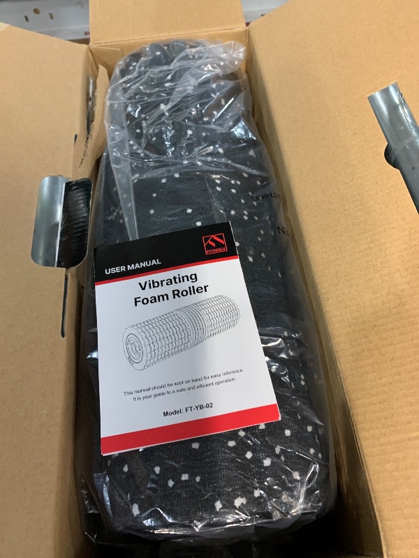 Photo 1 of (no charger) FITINDEX Vibrating Foam Roller for Muscle Deep Tissue, Back Pain Relief, FSA or HSA Eligible