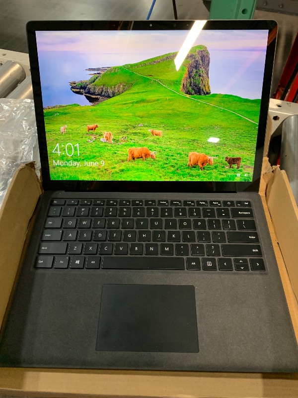 Photo 1 of **LOCKED/ SEE NOTES** Microsoft Surface Laptop 2 13.5" Touchscreen Laptop, Intel Core i7-8650u, 16GB RAM, 512GB SSD, Backlit Keyboard, Mini DisplayPort, USB 3.0, WIFI, Bluetooth, Windows 10 Pro (Renewed)