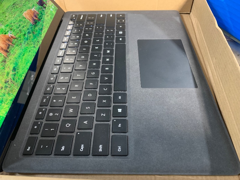 Photo 1 of **LOCKED/ SEE NOTES** Microsoft Surface Laptop 2 13.5" Touchscreen Laptop, Intel Core i7-8650u, 16GB RAM, 512GB SSD, Backlit Keyboard, Mini DisplayPort, USB 3.0, WIFI, Bluetooth, Windows 10 Pro (Renewed)