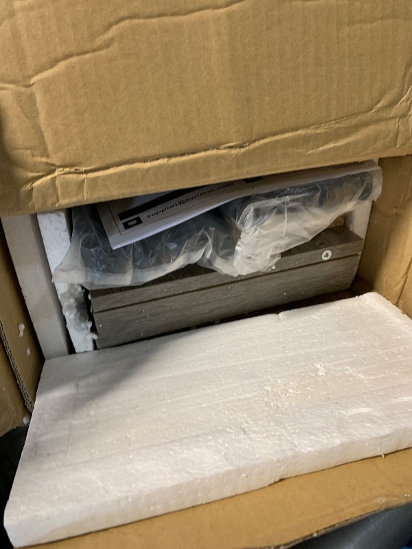 Photo 1 of (Missing pieces) Furinno Turn-N-Tube 5-Tier Toolless Display Rack, French Oak/Black