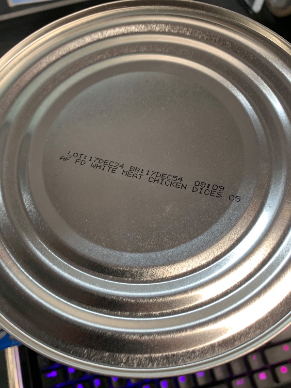 Photo 1 of ***(EXP: 12/17/54)NONREFUNDABLE***Augason Farms Cooked Freeze Dried White Meat Chicken Dices Can, Emergency Food Supply, Everyday Meals, 15 Servings